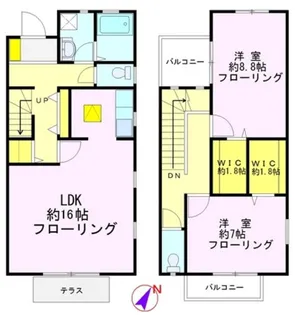 神奈川県横浜市神奈川区斎藤分町【一戸建】の間取り