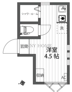 アーバンプレイス方南町駅前【1階】の間取り