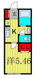 埼玉県さいたま市見沼区大和田町2【アパート】の間取り