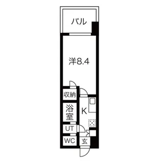 シーズンフラッツ蔵前春日通り【5階】の間取り