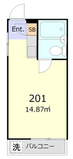 プレステージ王子本町【2階】の間取り