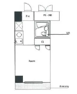 東京都世田谷区世田谷1【マンション】の間取り