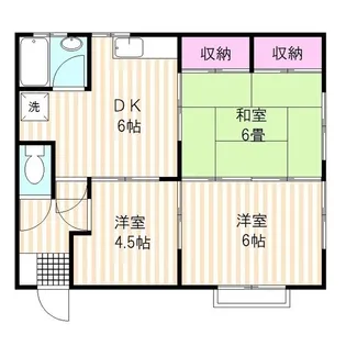第2伏見コーポ【3階】の間取り