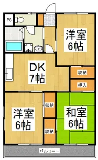 レジデンシア東村山【2階】の間取り
