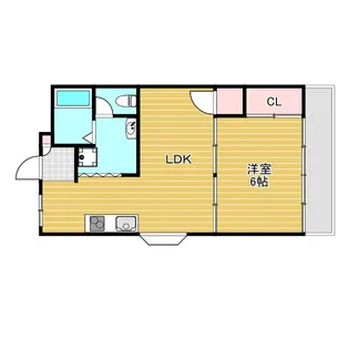 技建ハイツ【3階】の間取り