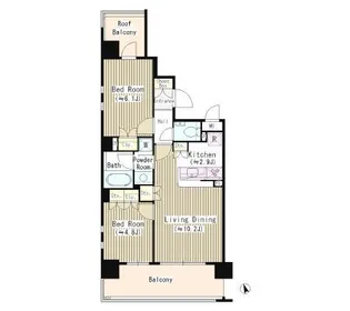 リビオ目白グレイスヒルズ【2階】の間取り