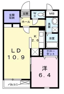 東京都府中市若松町4【マンション】の間取り