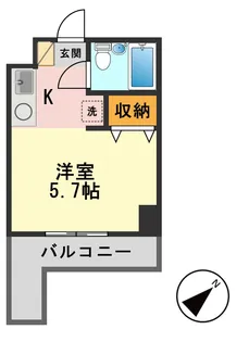 東京都葛飾区亀有5【マンション】の間取り