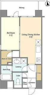 東京都港区白金台2【マンション】の間取り