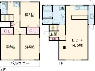 東京都大田区田園調布1【一戸建】の間取り
