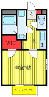 1Kの間取り画像