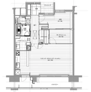 東京都世田谷区深沢2【マンション】の間取り
