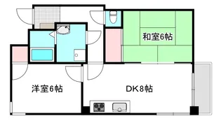 明貴マンション【10階】の間取り