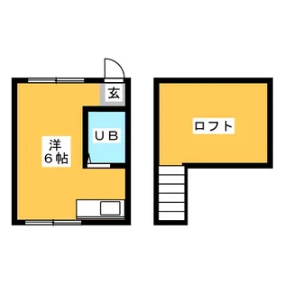 コーポU2【2階】の間取り