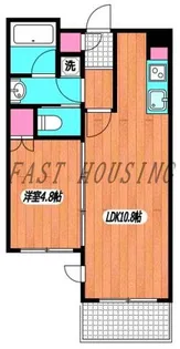 東京都渋谷区千駄ヶ谷3【マンション】の間取り