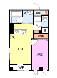 La Bella Vita I(ラベラヴィータ)【4階】の間取り