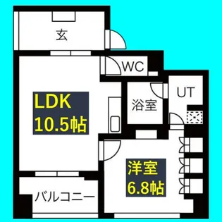 IZUMI1【10階】の間取り