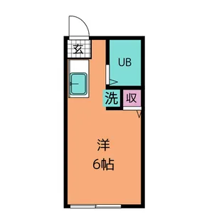 ニューハイツマツモト【1階】の間取り