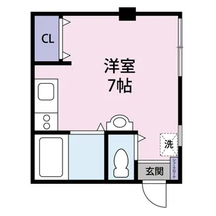 東京都大田区多摩川2【マンション】の間取り