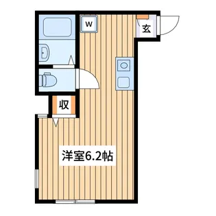 神奈川県横浜市神奈川区白幡南町【アパート】の間取り