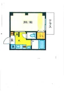 ファインベル3高円寺【1階】の間取り