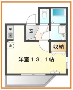 神奈川県川崎市高津区二子6【マンション】の間取り