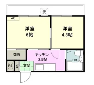 Dスクエア鹿浜【3階】の間取り