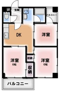 EIGHT BLDG KoyasuIII【3階】の間取り