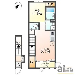 埼玉県所沢市大字久米【アパート】の間取り