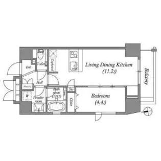 オーパスホームズ大泉学園I【8階】の間取り