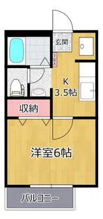 ブロッサム姿見【1階】の間取り