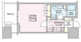 麻布台ヒルズレジデンスB【10階】の間取り