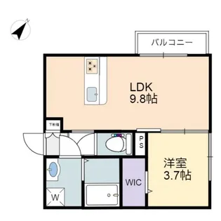 アーブルヴィラージュB棟【1階】の間取り