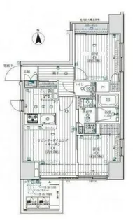 清川1丁目マンション【6階】の間取り