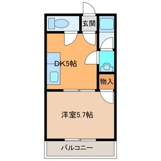 ローデハイム【3階】の間取り
