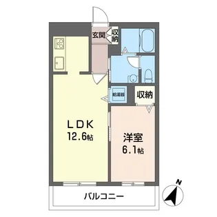 エトワール【3階】の間取り