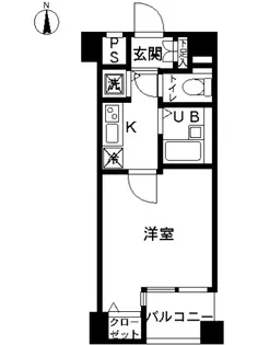 スカイコート大島【3階】の間取り
