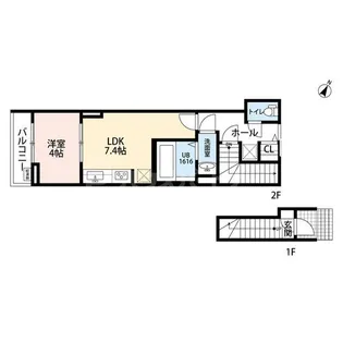 1life【2階】の間取り