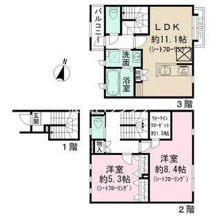 Crystal Palaceの間取り