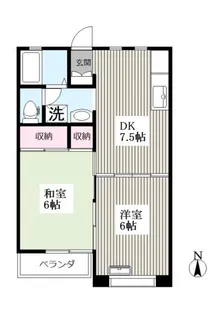 ベルコート【1階】の間取り