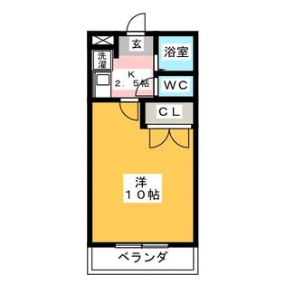 フォルトゥーナ小牧【1階】の間取り