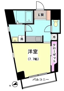 第5ミキビル コンプリート【2階】の間取り