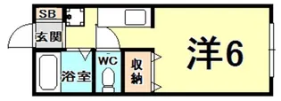 Mモンド【1階】の間取り
