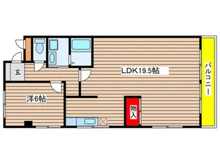 シャンポ-ル鴻の巣【3階】の間取り