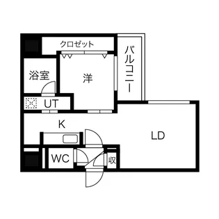 NCウイング白石【8階】の間取り
