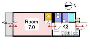 プレザントあおばIII号棟【2階】の間取り