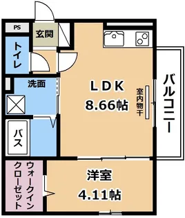 エスパス・ド・ゼン草津町【3階】の間取り