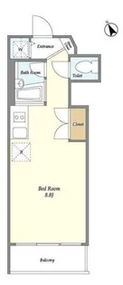 プレミアステージ大崎【6階】の間取り