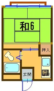 イーストボックス【2階】の間取り