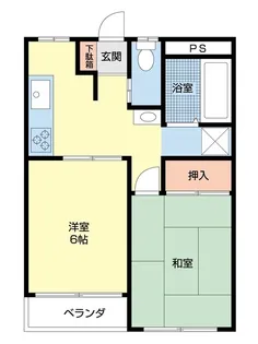 コーポすかいらーく【2階】の間取り